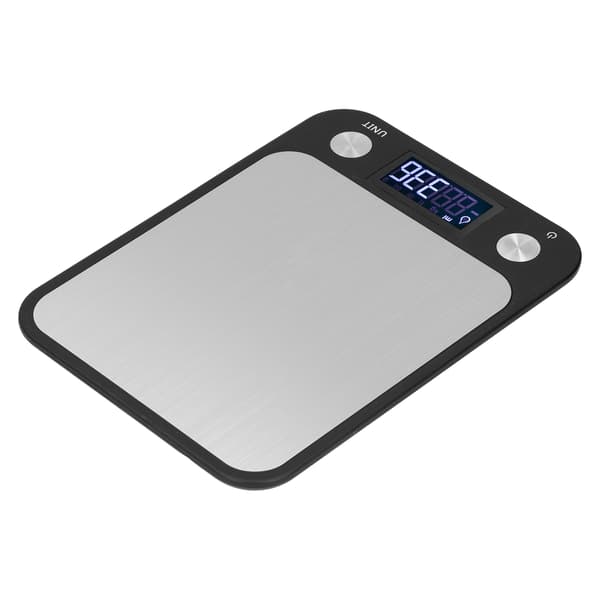 Madskål i rustfrit stål Mini digitalt display Elektronisk vejeværktøj 10000g bæreevne
