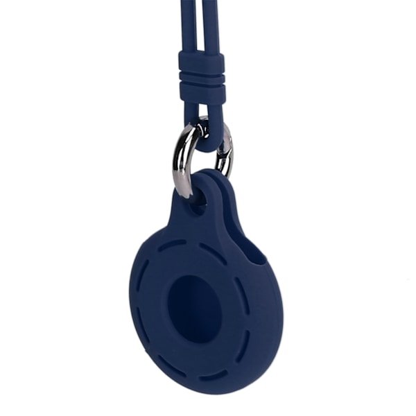 Ontto pyöreä silikonikotelo AntiLost suojakotelo Skin Sleeve IOS-paikantimelle (Denim Blue)