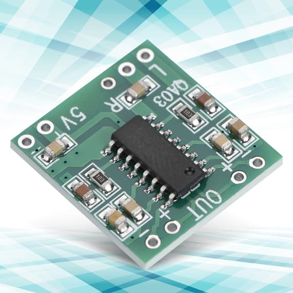 6st Supersmå 3W+3W Typ D Digital Ljudförstärkare Effektförstärkarmodul 2.5V-5.5V