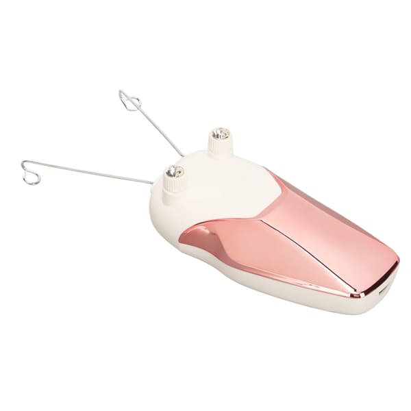 Threading Elektrisk Epilator LED Belysning USB Opladning Multifunktionel Elektrisk Bomuldstråd Epilator Pink