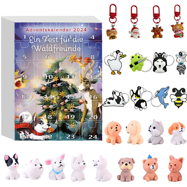 Blind Box-set med Skogsdjur - Överraskningskollektion i Presentask