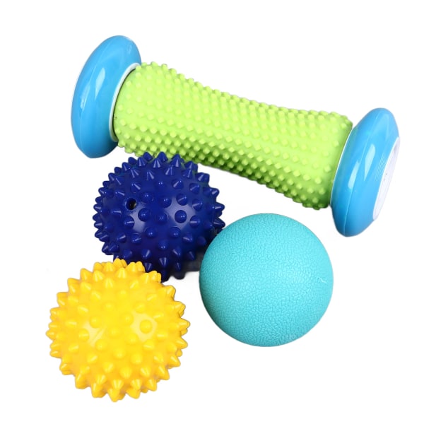 4 stk Foot Roller Massagebold til Plantar Fasciitis Trigger Point Fremme cirkulation Zoneterapi Roller Ball Sæt