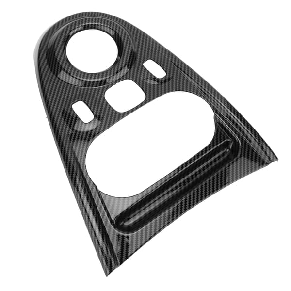 LHD Gear Shift Panel Cover Trims i kulfiberstil, erstatning til Smart Fortwo/Forfour 453 2015-2021