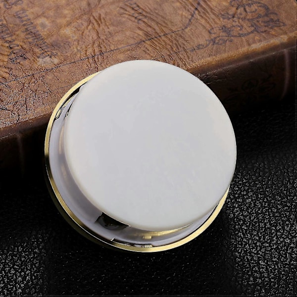 Rund Klockinsats 3-1/8 Tum (80 mm) Quartz Urverk Romerska Siffror Guld Kant (guld Kant)