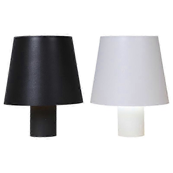 LED Vinflaskelampe 3 Farver Dæmpbar Vinflaskelys Touch Kontrol Trådløs Bordlampe 1800mah USB Genopladelig Bordlampe Ny -CHNSZ sort