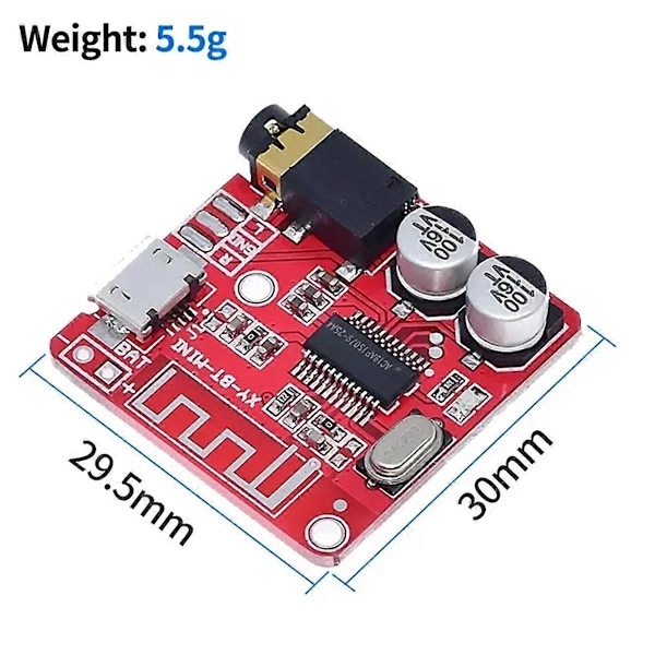 20 stk. Bluetooth Audio Receiver Board MP3 Lossless Decoder Board