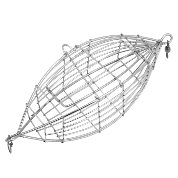 Fiskekrokbur i rustfritt stål, lokkebur for karpefiske, fellekurv, materbeholder for reker, krabbe og fiskeåte