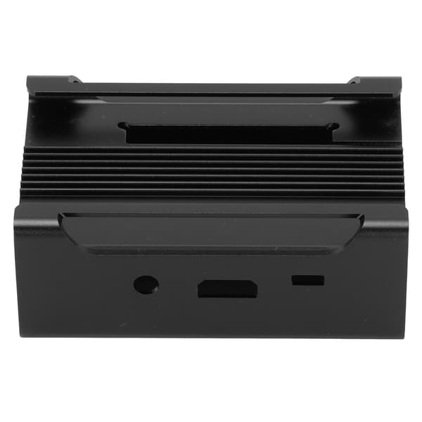 Metal beskyttelsesetui holdbart CNC-bearbejdning aluminiumslegeringsetui til Raspberry Pi 3. sort