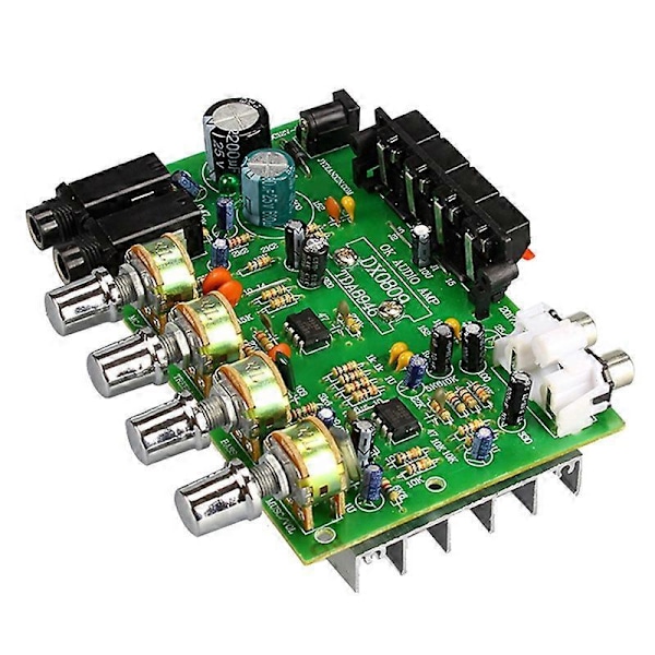 DC 12V 40W+40W Stereo Lydforstærkerkort Mikrofonforstærker