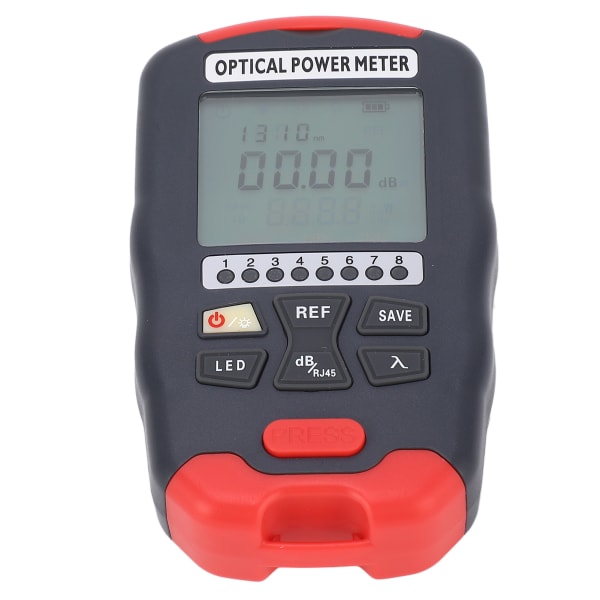 3 i 1 optisk fiber effektmåler følsom hurtig respons LED optisk effektmåler RJ45 tester ‑70 til +10dbm