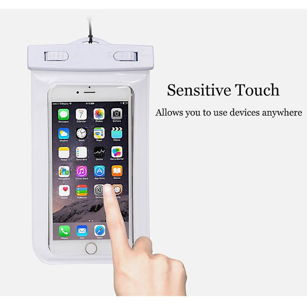 Vandafvisende Telefonpose til iPhone 11 Pro XS XR X 7 8 Plus Samsung S9 S8