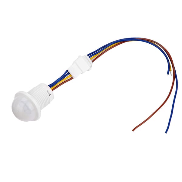 Mr HW06A LED Automatisk Infraröd Rörelsesensor Kontrollbrytare 1-40W 35*25mm