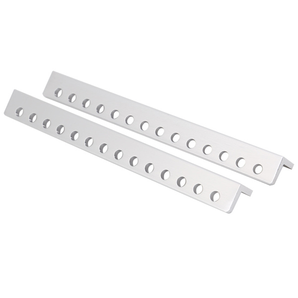 2 kpl Robotin alumiinipalkki, LS-muotoinen 14-reikäinen teollisuustarvikkeet 12 x 120 mm 3103-0014-0120