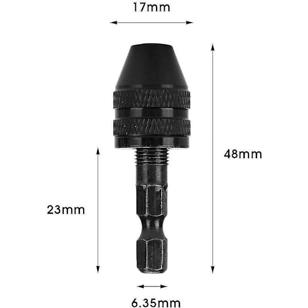 6,5 mm Hex Skaft Luftborrchuck Adapter (H01334)
