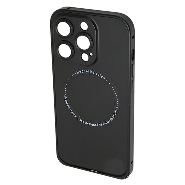 Magnetiskt phone case med kameralinsskydd Cover för MagSafe Black for IPhone 14 Pro