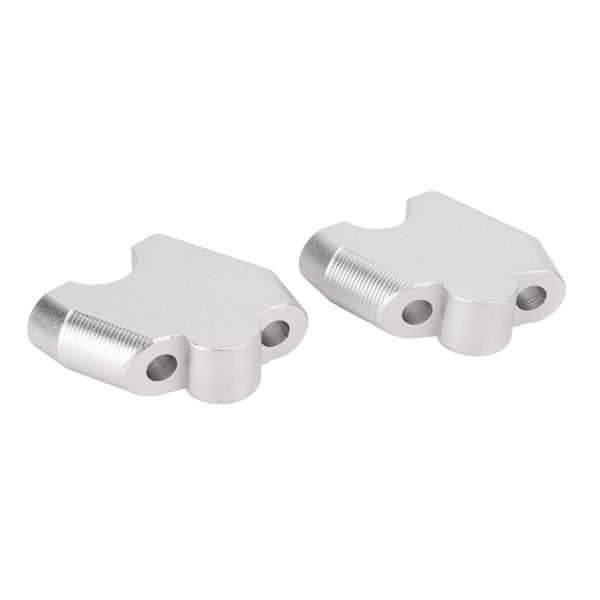 2 stk. styrforhøjerspændeklemme i aluminiumlegering, udskiftning til CB500F CB500X 2013‑2017Sølv