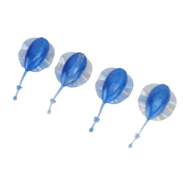 4 stk 9cm 14g myk Swimbait synkende myk Swimbait Raja lokke Artificail lokke fiskeutstyr gir blå