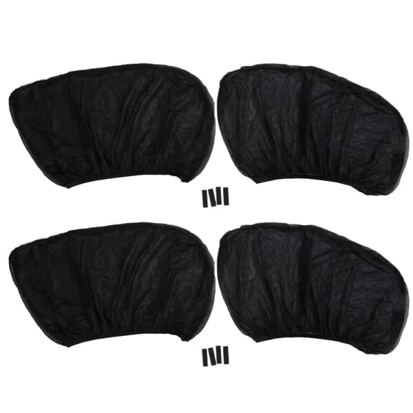 4stk Bilfönsterskydd Nylonduk Universal Andningsbart Sidofönster Solskyddsgardin