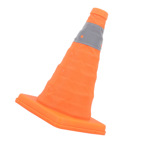Hopfällbara trafiksäkerhetskoner förstärkt bas hopfällbara hopfällbara reflekterande trafikkoner 30 cm höjd