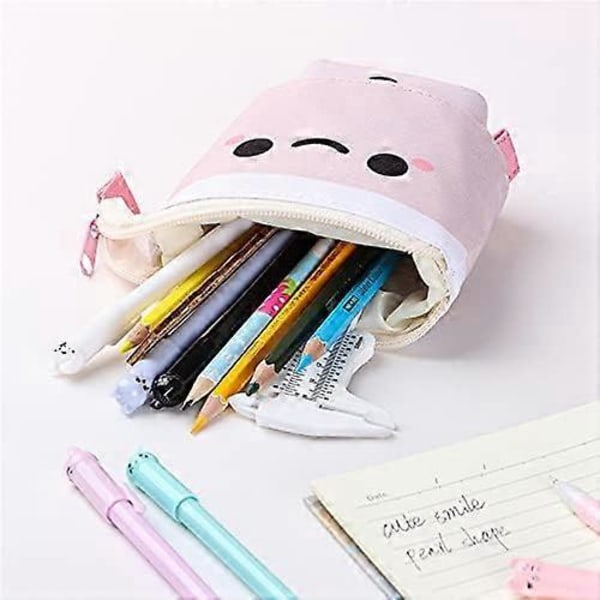 Pencil Case Stand Up Pen Taske Pop-Up Penalhus Blyant Pen Pose Taske Holder til Mellemhøj Sc