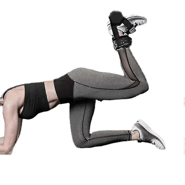 Justerbar manual Hantel Ankelstropper D-ringer Vekter Benforlengelse Trening Tibialis Trainer Hjemmegym Treningsutstyr