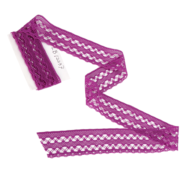 Spetsband Klädtillbehör Dekorera Hantverk DIY Material 10 Yard 3cm Bredd Lila