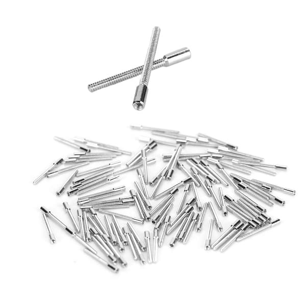 100kpl 0,9 mm:n vetokruunut kellon koneistoon, kellon korjausosa