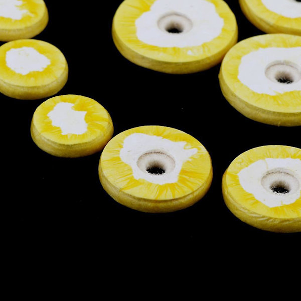 6 x Flöjtkuddar 16 st Gula