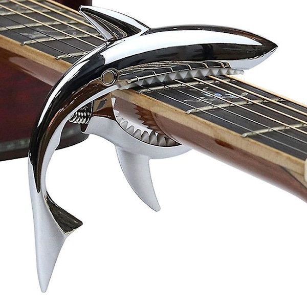 Elektrisk Akustisk Klassisk Gitarr Ukulele Stämningsklämma Svart Zink Legering Fjäder