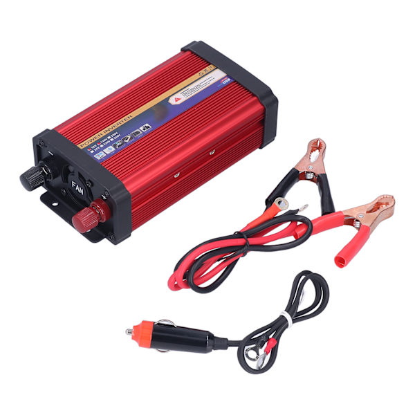 Bilstrømomformer modifisert sinuskurvekonverter dobbel USB-porter 650W hurtiglading for arbeidsturer 12V‑110V