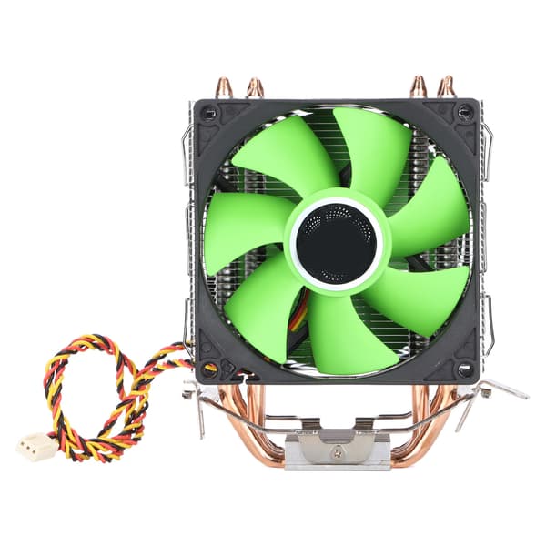 CPU-blæser 4 varmerør 90 mm 3-benet støjfri Plug and Play hurtig varmeafledning Computer CPU-køleblæsere Dobbelt blæser