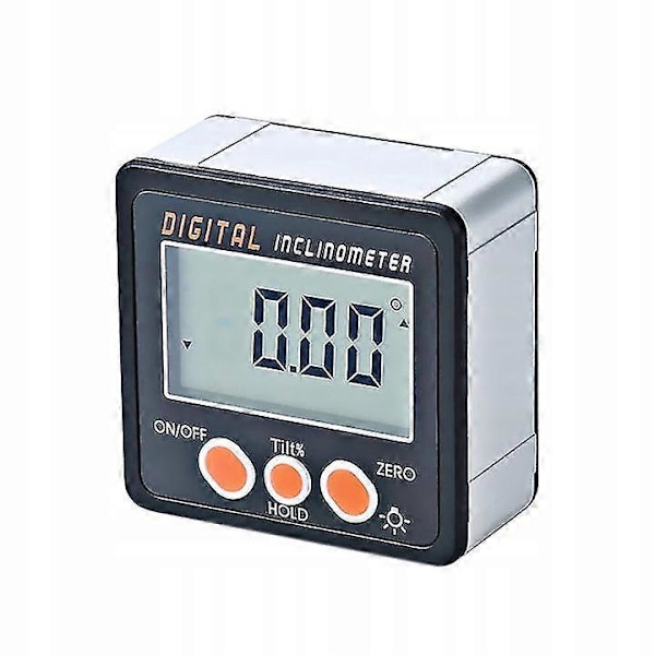 Inclinometer, Ip54 Precision Elektronisk Display, Gradvinkelmätare 4 * 90 Hörnkassett Med Bakgrundsbelysning För Att Mäta Vinkel Och Lutning