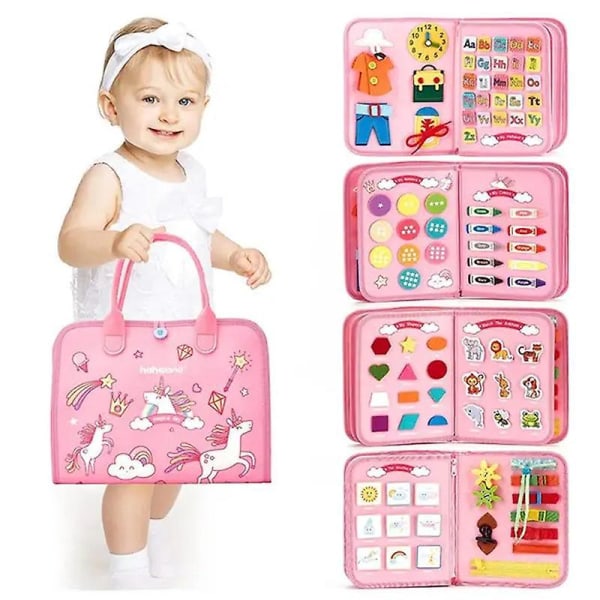 Busy Board for Baby Development - Rosa One Piece Pack