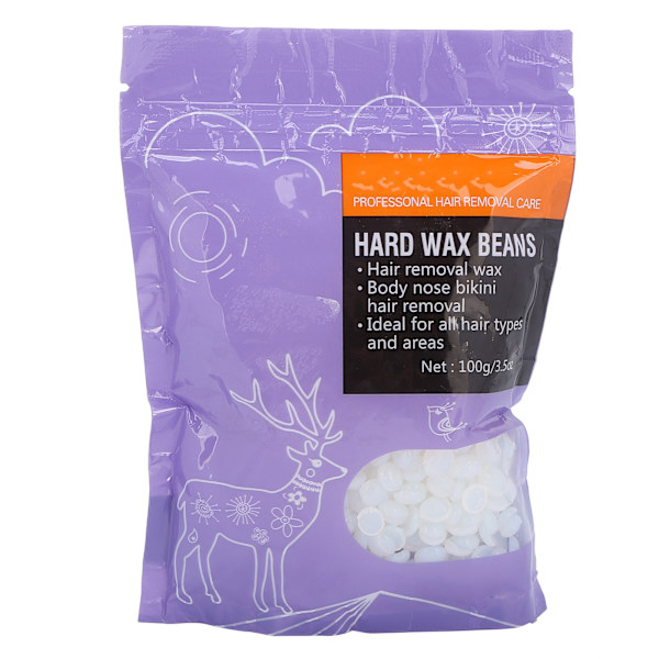 100g Hard Wax Bean läpinäkyvä karvanpoisto vahapapu vartalokarvojen poisto vahapavut