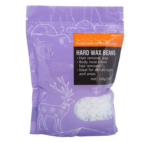 100g Hard Wax Bean Transparent Hårborttagning Wax Bean Kroppshårborttagning vaxbönor