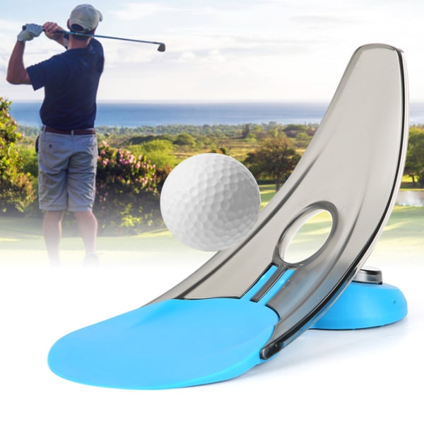 Bærbar Pressure Real Hole Golf Putter Putting Trainer for innendørs utendørstrening