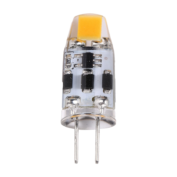 G4 Polttimo 2W 200LM 360° Himmentävä silikoni BiPin LED-lamppu kotitoimistoon AC DC 1224V (lämmin valkoinen 2700K3100K)