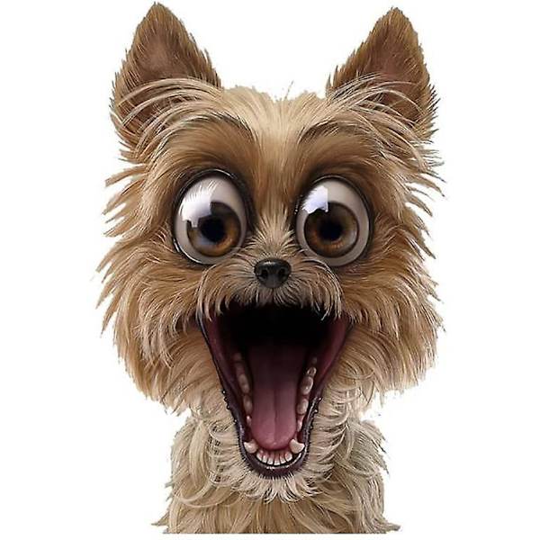 3D søt katt og tegneseriehund bilklistremerker sett for biler, hjem og kontor