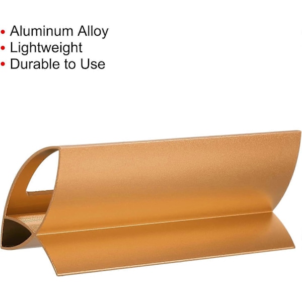 Visitkort Holder, 1 Pakke Aluminium Navnekort Samling Display Stand Organizer til Kontorbord, Blå