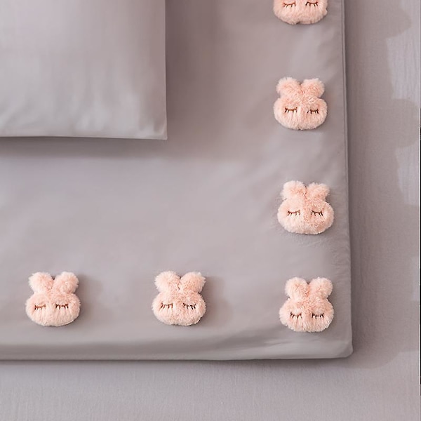 Täcke Fästen - Set med 8 Svampklämmor för Säkert Täcke - Förhindrar Förskjutning - Dubbelsidig Design - Mjukt Tygmaterial