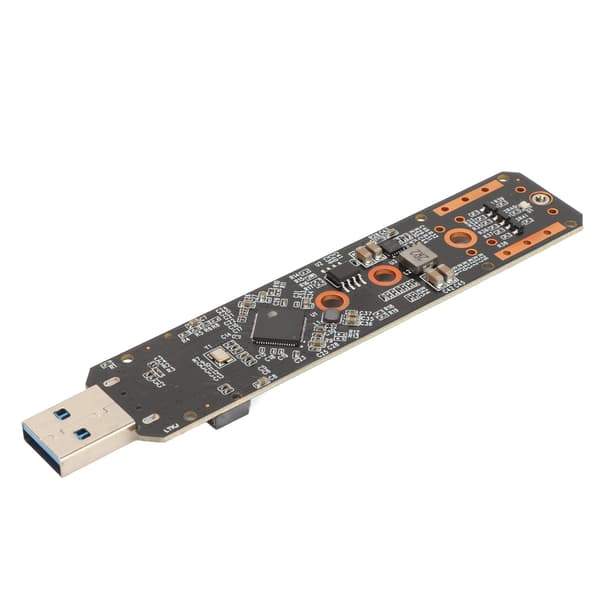 NVMe-USB-sovitin Plug and Play kannettava SSD 10 Gbps USB 3.2 Gen 2 -silta M.2 NVME USB -sovitin musta