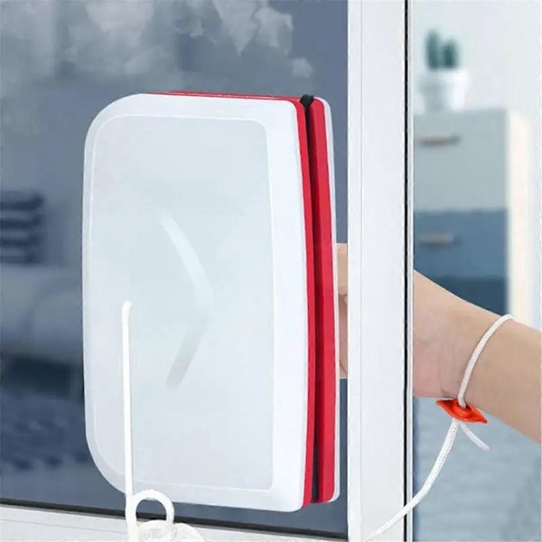 Magnetisk fönsterputsare för rektangulära hushållsfönster
