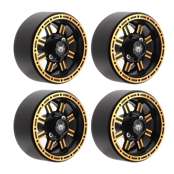 1,9 tuuman RC-pyörännavat painovoiman vähentäminen CNC-alumiiniseos 1,9 tuuman RC-pyörännapa Axial SCX10 Goldille