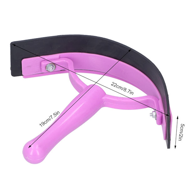Ergonomisk Soft Grip Horse Sweat Scraper - Premium Ridning Grooming Tool