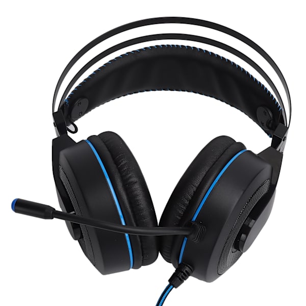 Kablet Gaming Hodetelefon LED Lysende Datamaskin Gaming Hodesett med 3,5 mm Jack for PS4