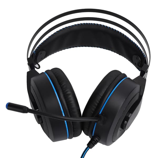 Kablet Gaming Hovedtelefon LED Lysende Computer Gaming Headset med 3,5 mm Jack til PS4
