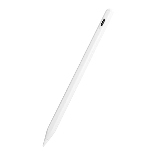 Kapacitiv Pen til iPad Tablet Computer Speciel Stylus Touch Tegne Pen med Type-C Kabelk16 Hvid