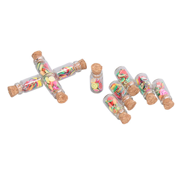 Dukkehus Mini Candy Model Sød Simulation Dukkehus Køkken Dekoration med Korkprop til 1:12 Dukkehus