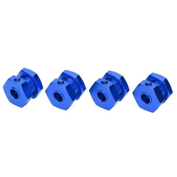 5mm 0,2 tommer aluminiumslegering dekk kombiner kobling passer for TRAXXAS EREVO 1/10 bil (mørk blå)