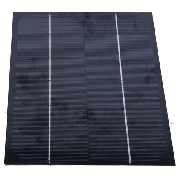 6W 6V Monokrystallinsk Silicium Solpanel Udendørs til DIY Batterioplader Strømforsyning